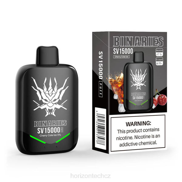 Horizon Tech Vape - HorizonTech Binaries Cabin jednorázový sv B00B88 třešňový kolový led