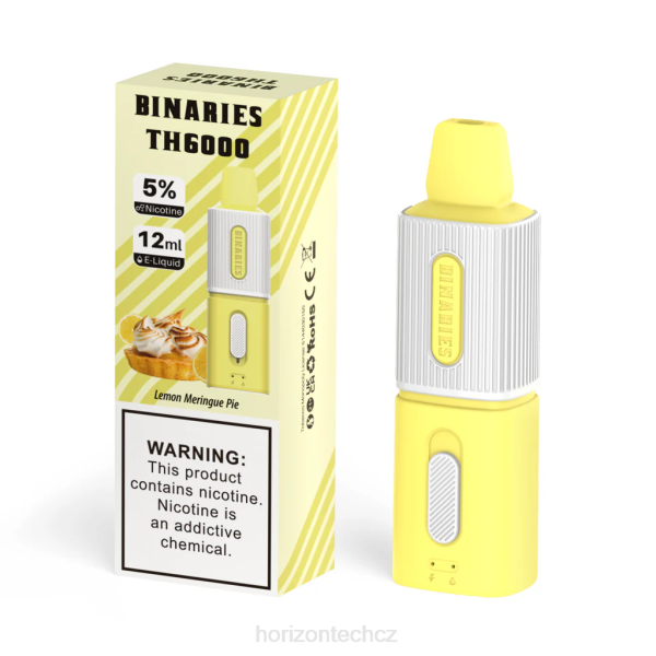HorizonTech CZ - HorizonTech Binaries Cabin th6000 jednorázové 12ml B00B101 citronový pusinkový koláč