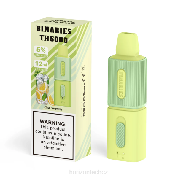 Horizon Tech Coils - HorizonTech Binaries Cabin th6000 jednorázové 12ml B00B114 čistá limonáda