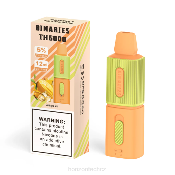 Horizon Tech Company - HorizonTech Binaries Cabin th6000 jednorázové 12ml B00B99 mangový led