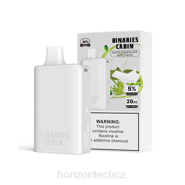 matcha led z bílé čokolády