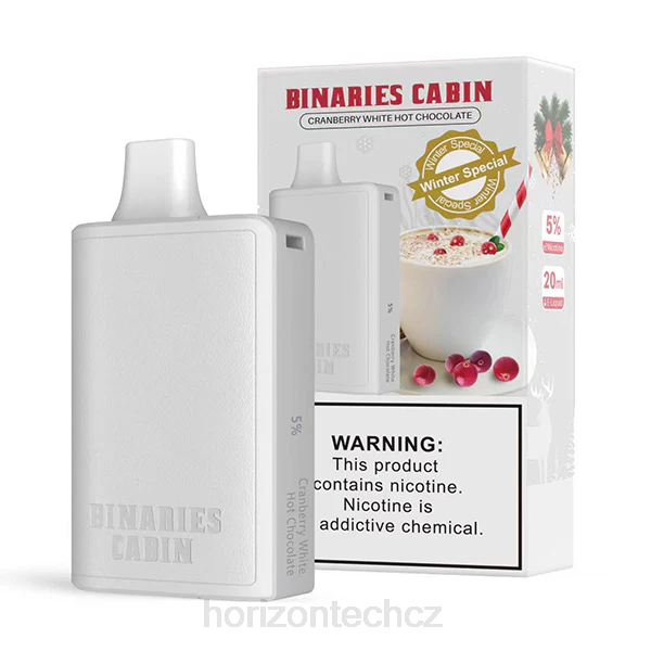 Horizon Tech Vape Coils - HorizonTech Binaries Cabin jednorázové 20ml B00B80 brusinková bílá horká čokoláda
