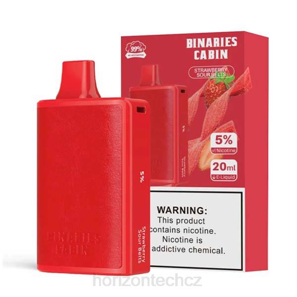 Horizon Tech Vape - HorizonTech Binaries Cabin jednorázové 20ml B00B78 jahodové kyselé pásy