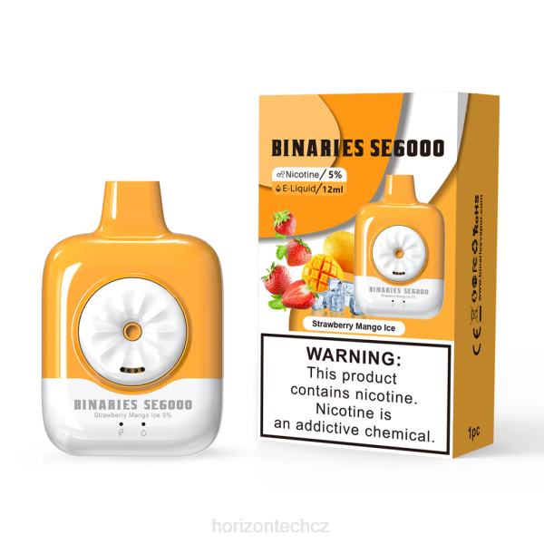 Horizon Tech Company - HorizonTech Binaries Cabin jednorázové 12ml B00B139 jahodový mango led