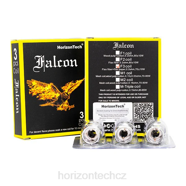 HorizonTech CZ - HorizonTech Falcon cívky (3 balení) B00B161 cívka f3 0,2ohm