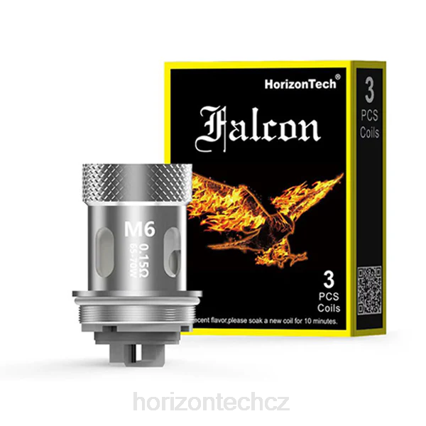HorizonTech Disposable Vape - HorizonTech Falcon cívky (3 balení) B00B167 m6 0,15 ohm (3-balení)