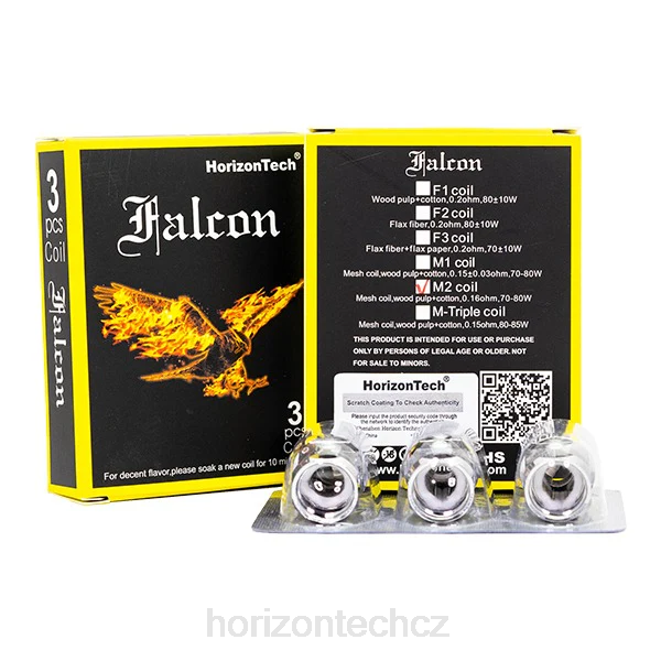 Horizon Tech Coils - HorizonTech Falcon cívky (3 balení) B00B164 m2 mesh cívka 0,16ohm