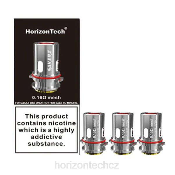 Horizon Tech Vape - HorizonTech Sakerz cívky (3 balení) B00B158 mesh 0,16 ohm (3 balení)